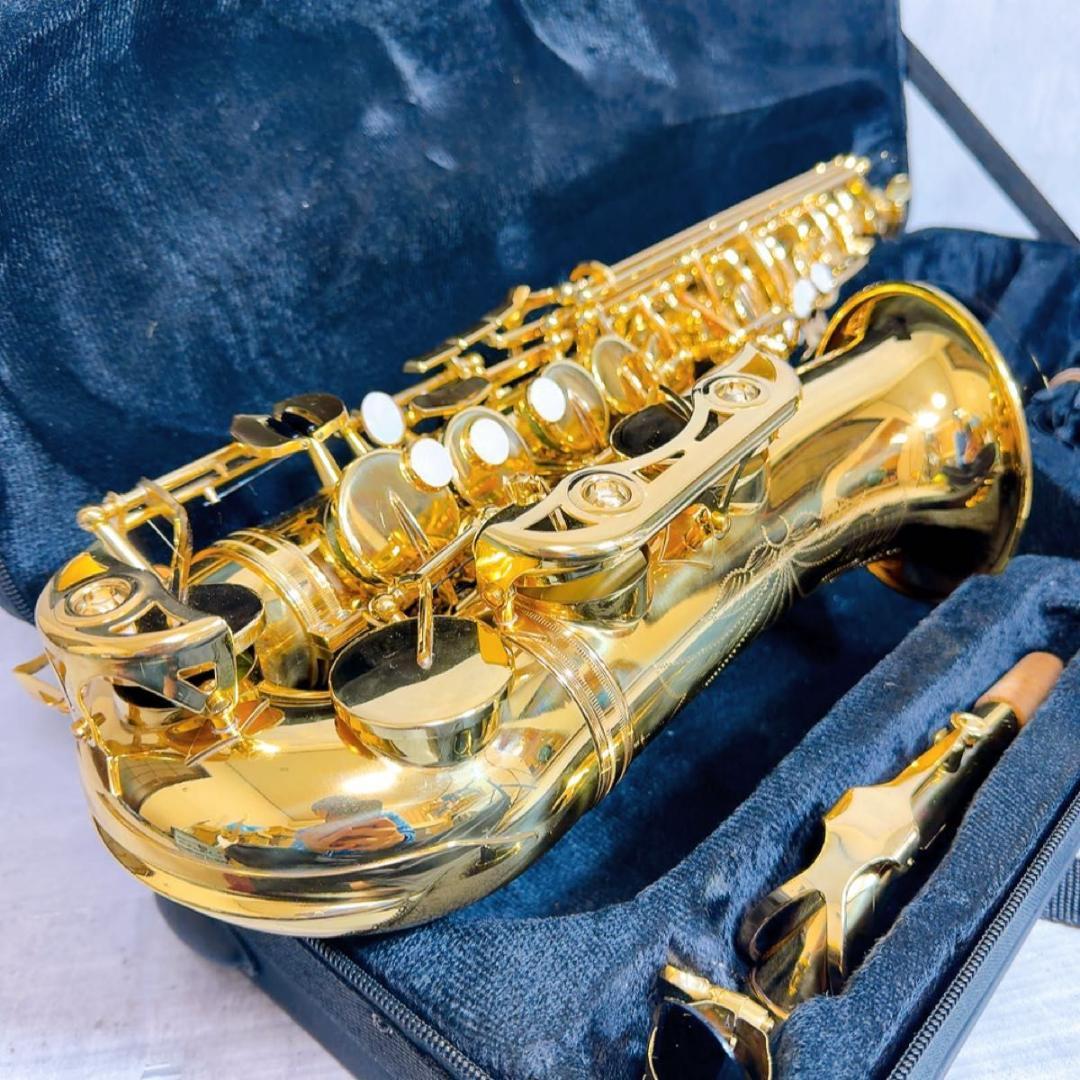 美品! アルトサックス 管楽器　ノーブランド　マウスピース　ネット　ケース