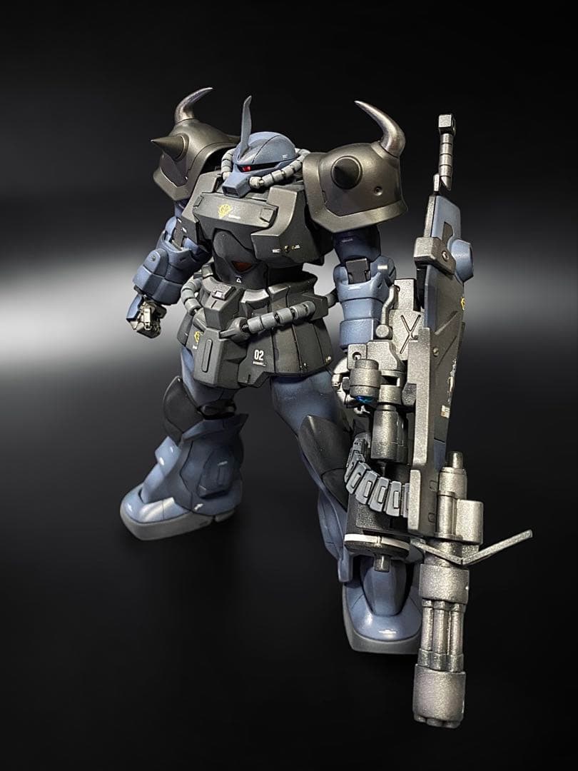 HGUC 1/144 グフカスタム　全塗装　改造　完成品