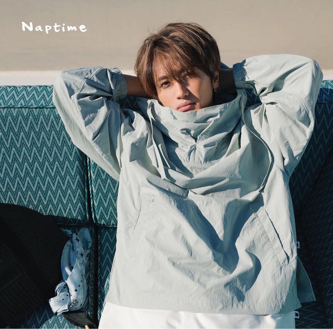 ナップタイム　naptime. Nissy 西島隆弘　プルオーバー　グリーン