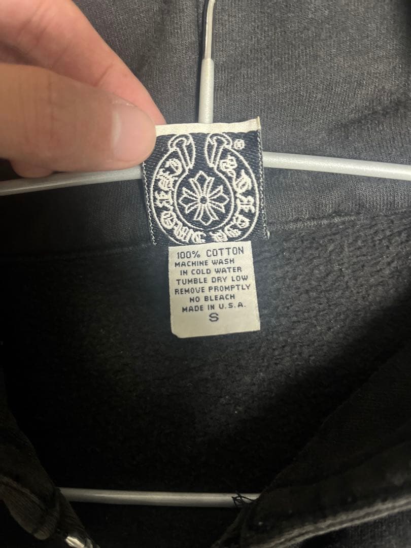 OLD ラージクロスプリント ジップアップパーカー フーディー ダガージップ