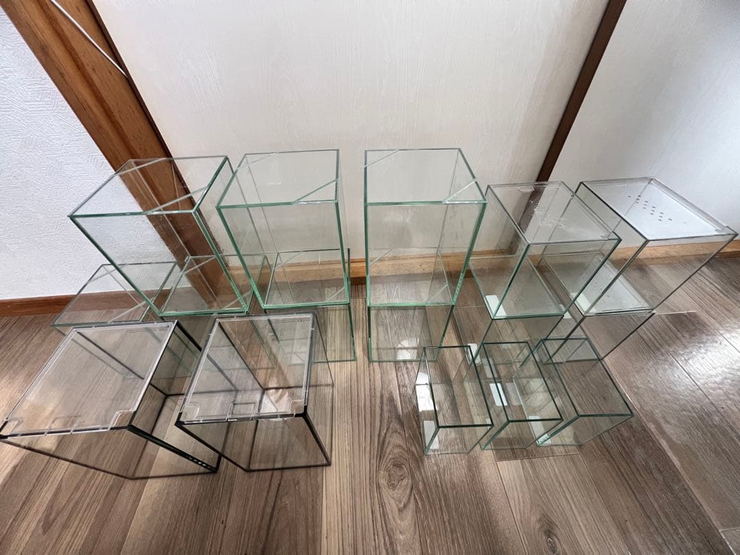 【引取り優先】ベタガラス水槽 GEXグラステリア コトブキレグラス セット