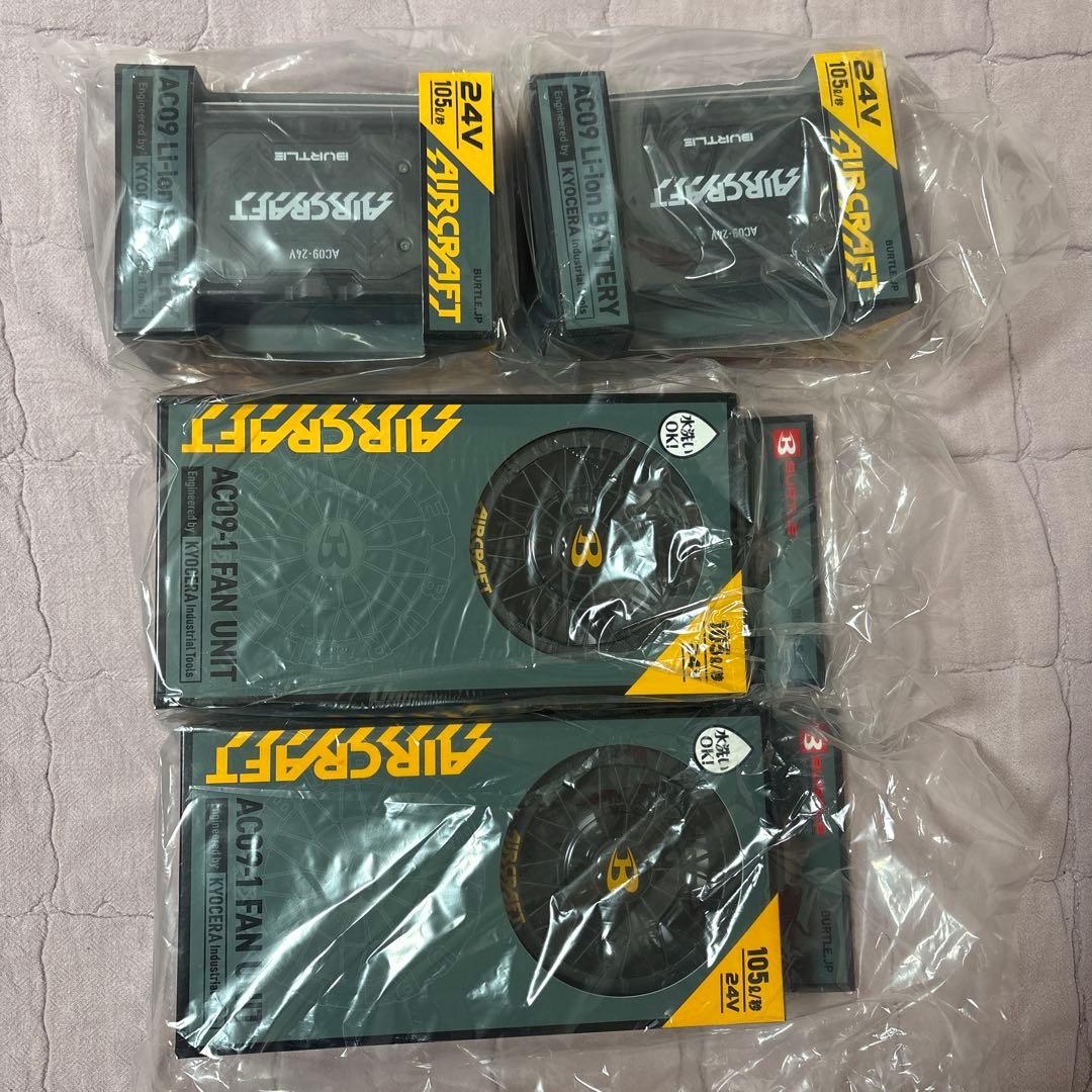 暑さ対策・冷却グッズ BURTLE AC09-1 FAN UNIT 24V