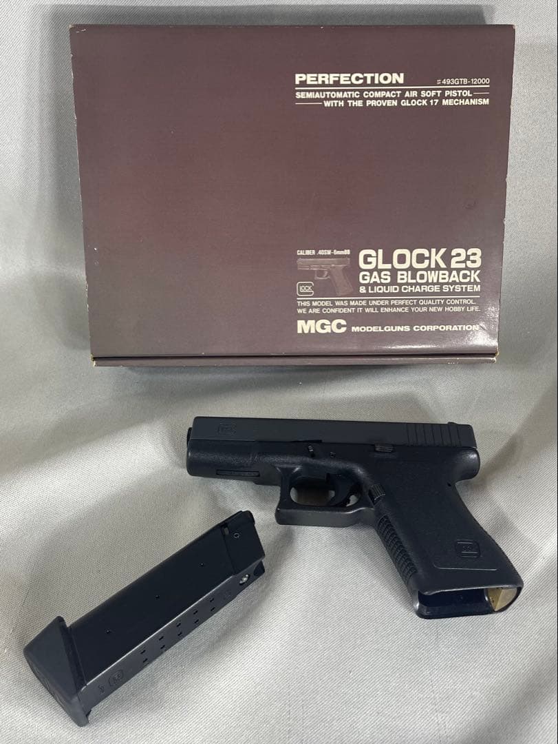 X45 MGC グロック23 ガスブローバック　ガスガン　樹脂製　ASGK