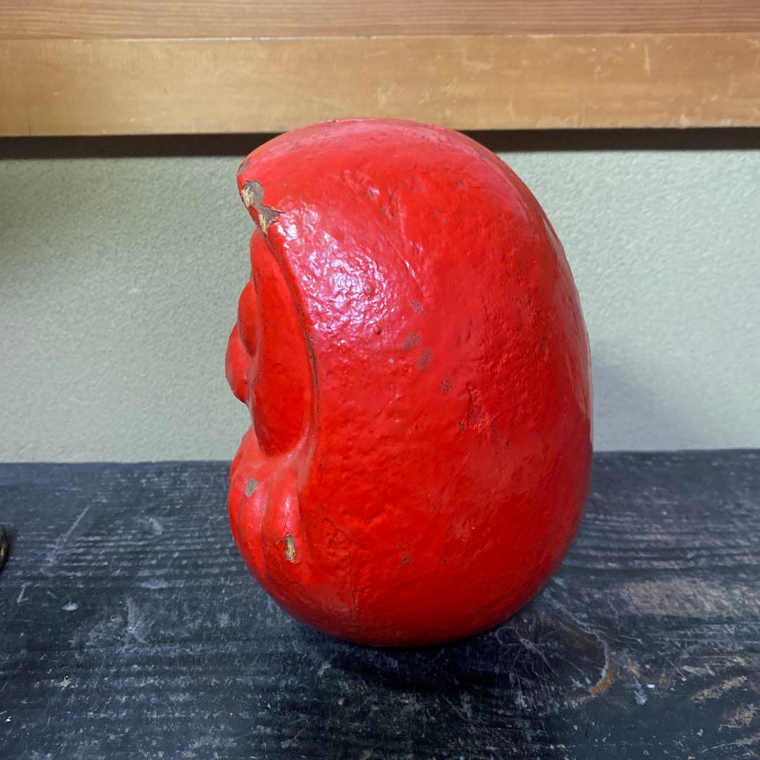 郷土玩具赤達磨張子の型15cm18cm12cm