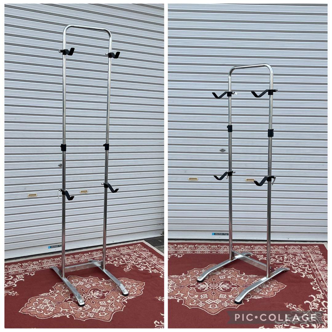 2台収納可能◼︎自立型 置き型 サイクルスタンド メンテナンス ディスプレイ