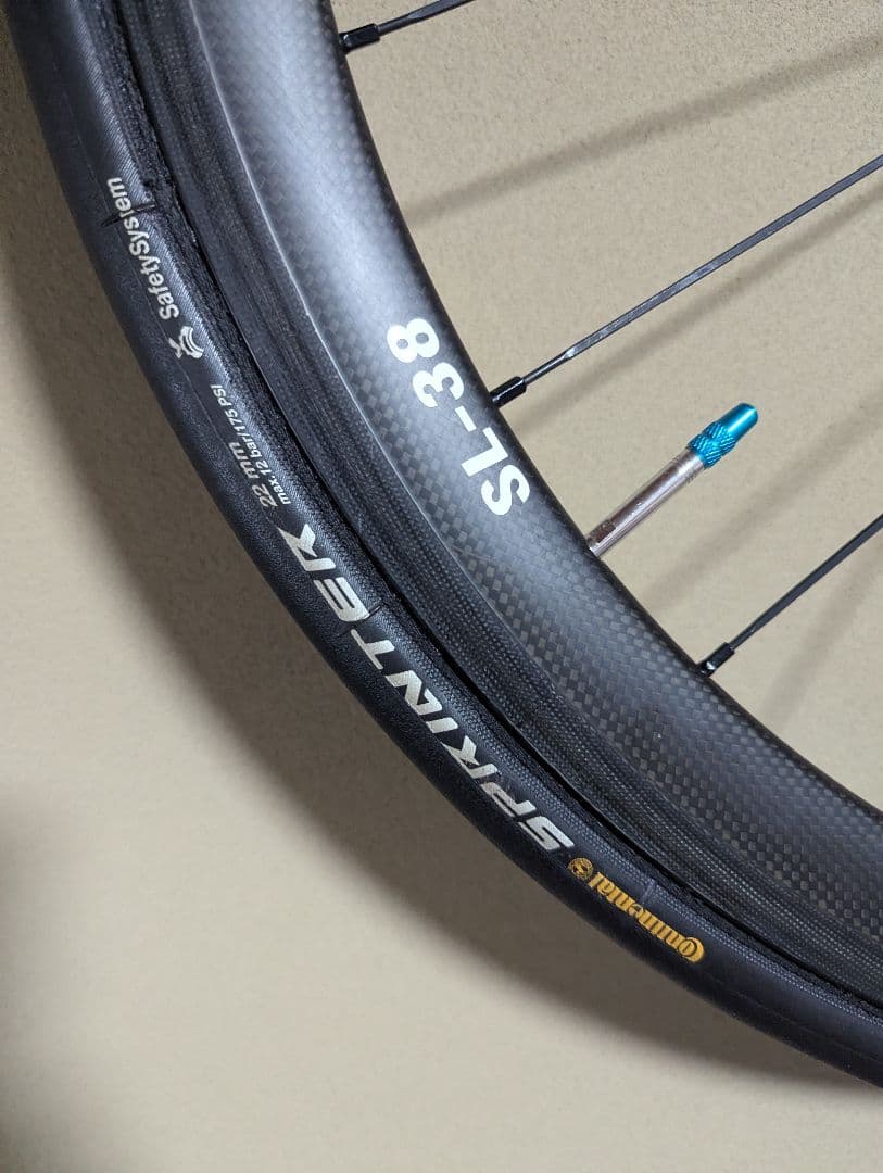 LWC WHEELS SL38 チューブラー　ホイール　軽量　ロードバイク