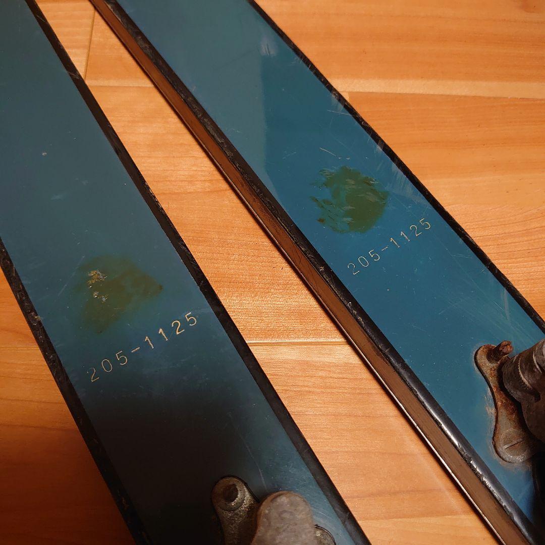 昭和レトロ　スキー板　カザマ　KAZAMA 超ロング　205cm 　希少