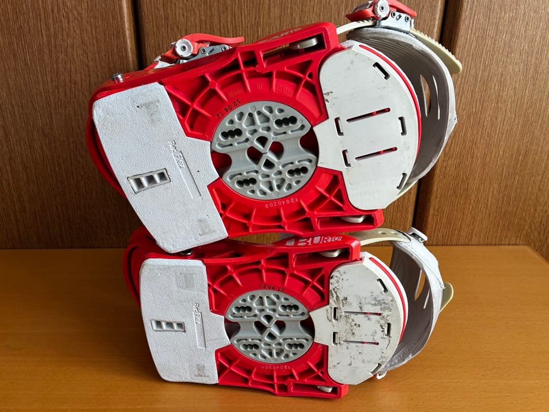 BURTONバインディング【CARTELカーテル（メンズMサイズ）】オレンジ×白