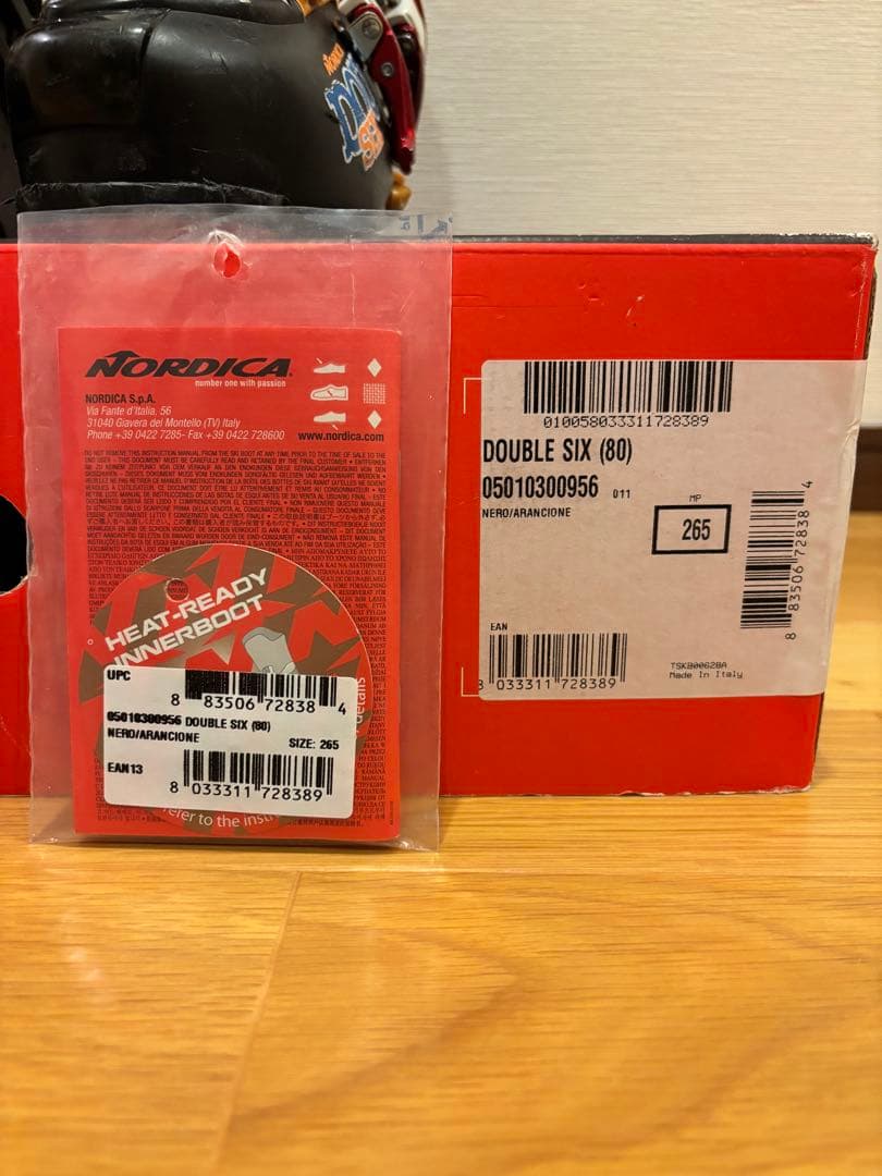NORDICA スキーブーツ DOUBLE SIX スキー 26.5 ジブ