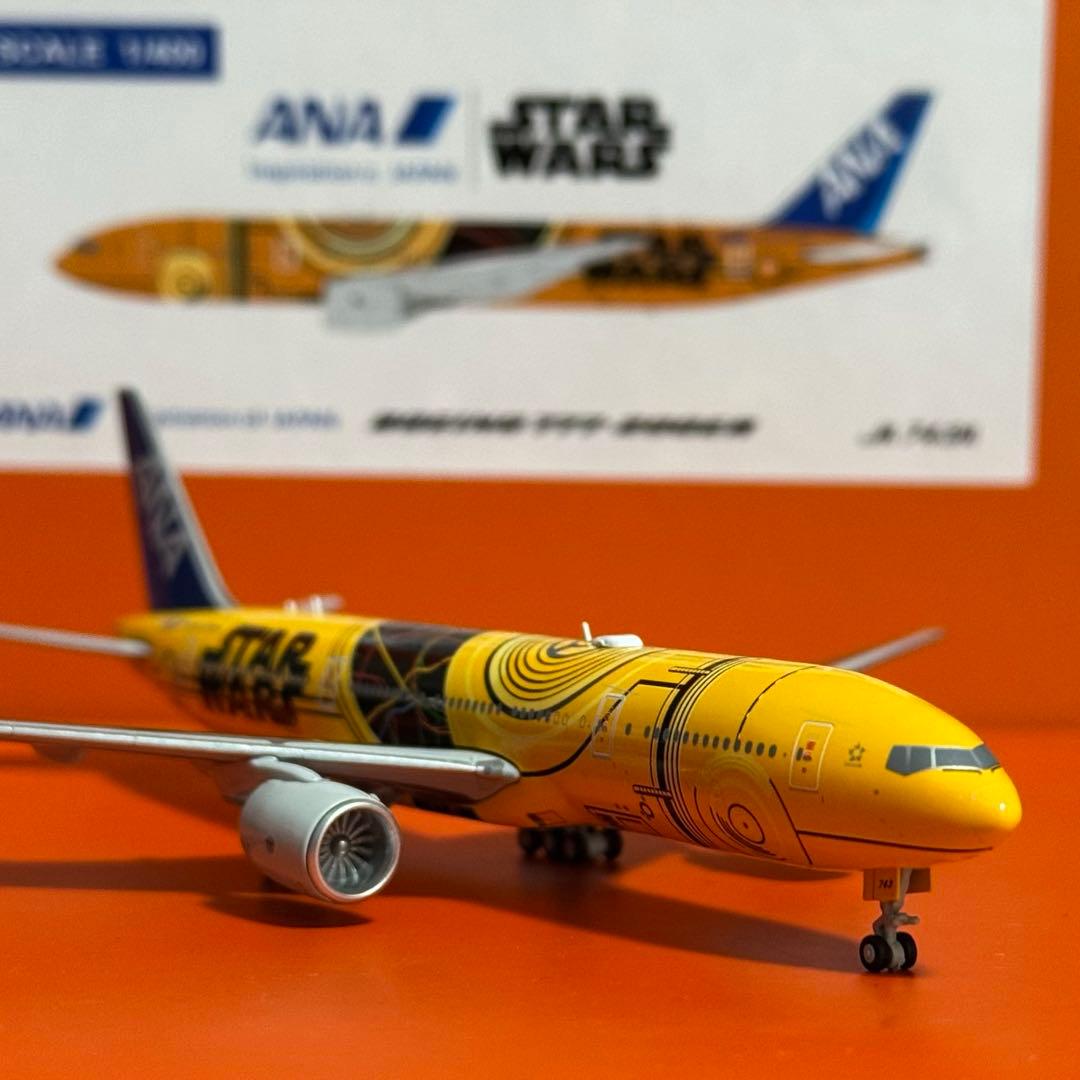 JC ANA C-3PO B777-200ER JA743A 1/400 新品