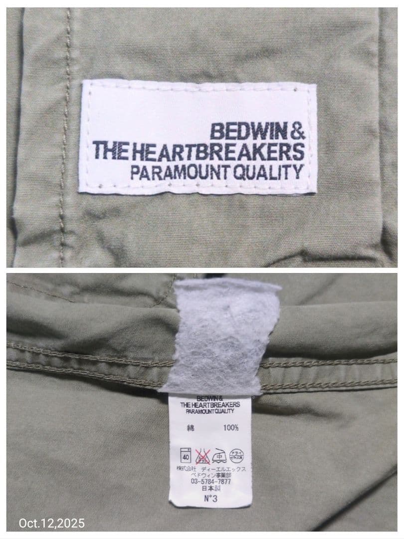 ジャケット・アウター BEDWIN AND THE HEARTBREAKERS M-48 Parka