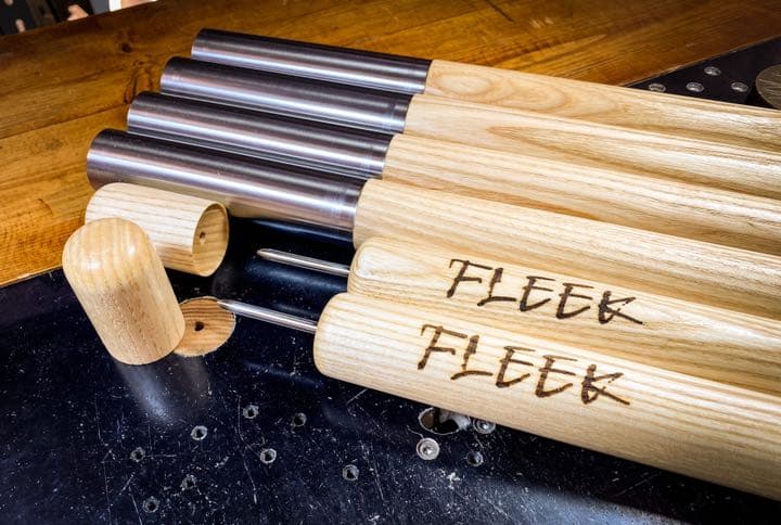 ウッドポール210㎝3本継2本1セット