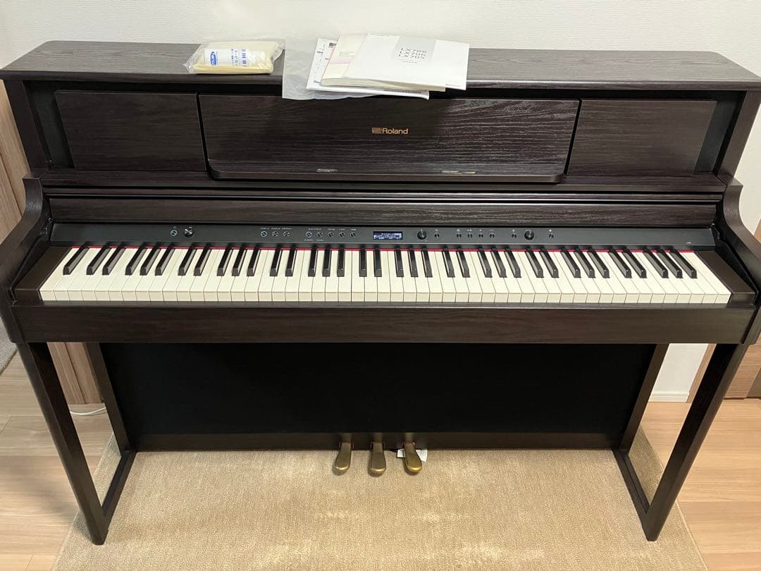 ローランド 電子ピアノ LX705-DR ダークローズウッド調 21年製　美品