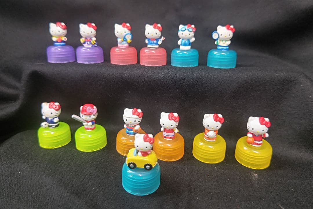 ハローキティ ペットボトルキャップ スポーツキティ(部活動編)全13種 箱あり