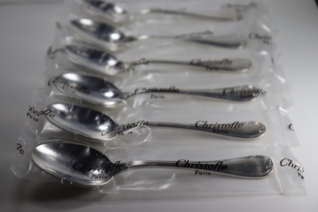 クリストフル◆リュバン◆コーヒースプーン未開封未使用品6本◆生産終了の貴重品です