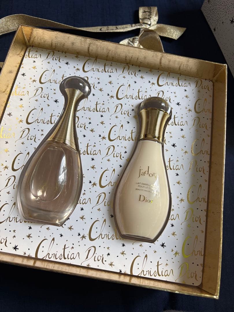 未使用品プレゼントに好適 Dior 香水2本入オードプァルファンボディミルク