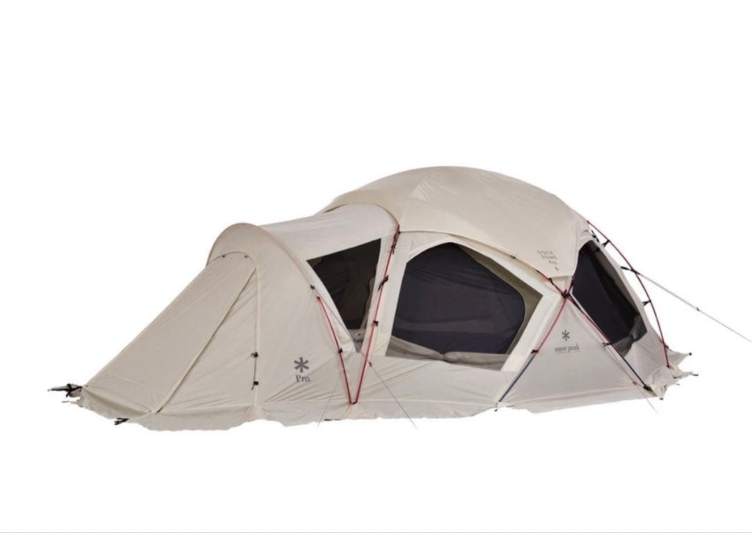 スノーピーク　ドックドーム Pro.6アイボリー　グランドシート付き
