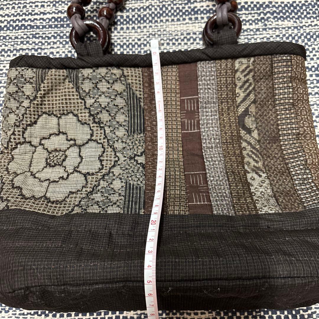 着物生地　リメイク　手提げ　バック