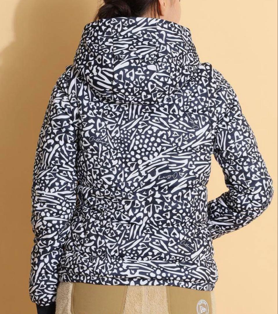 Callaway 2way 中綿 フード付き ジップ ジャケット ベスト 柄