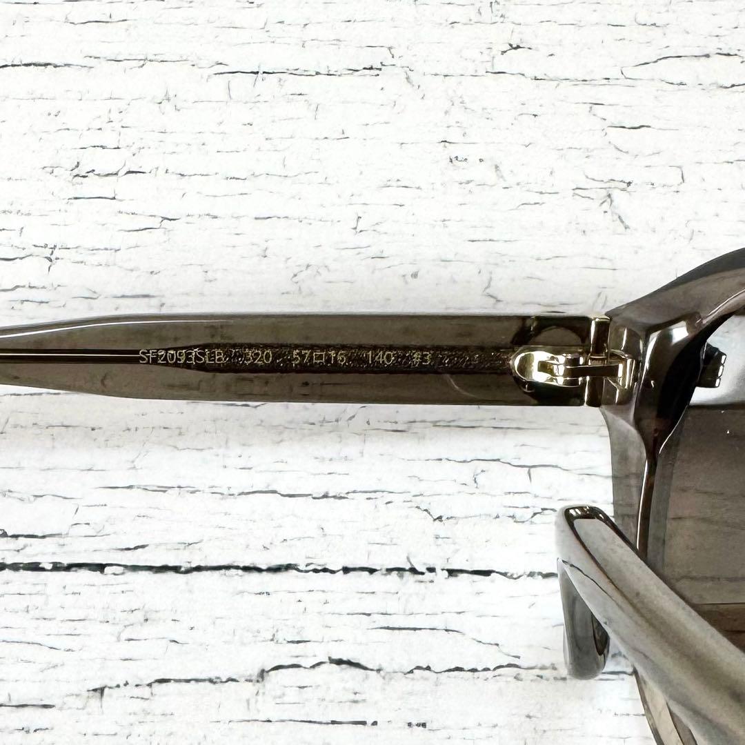 【新品】FERRAGAMO フェラガモ サングラス オーバル型 ブラウン