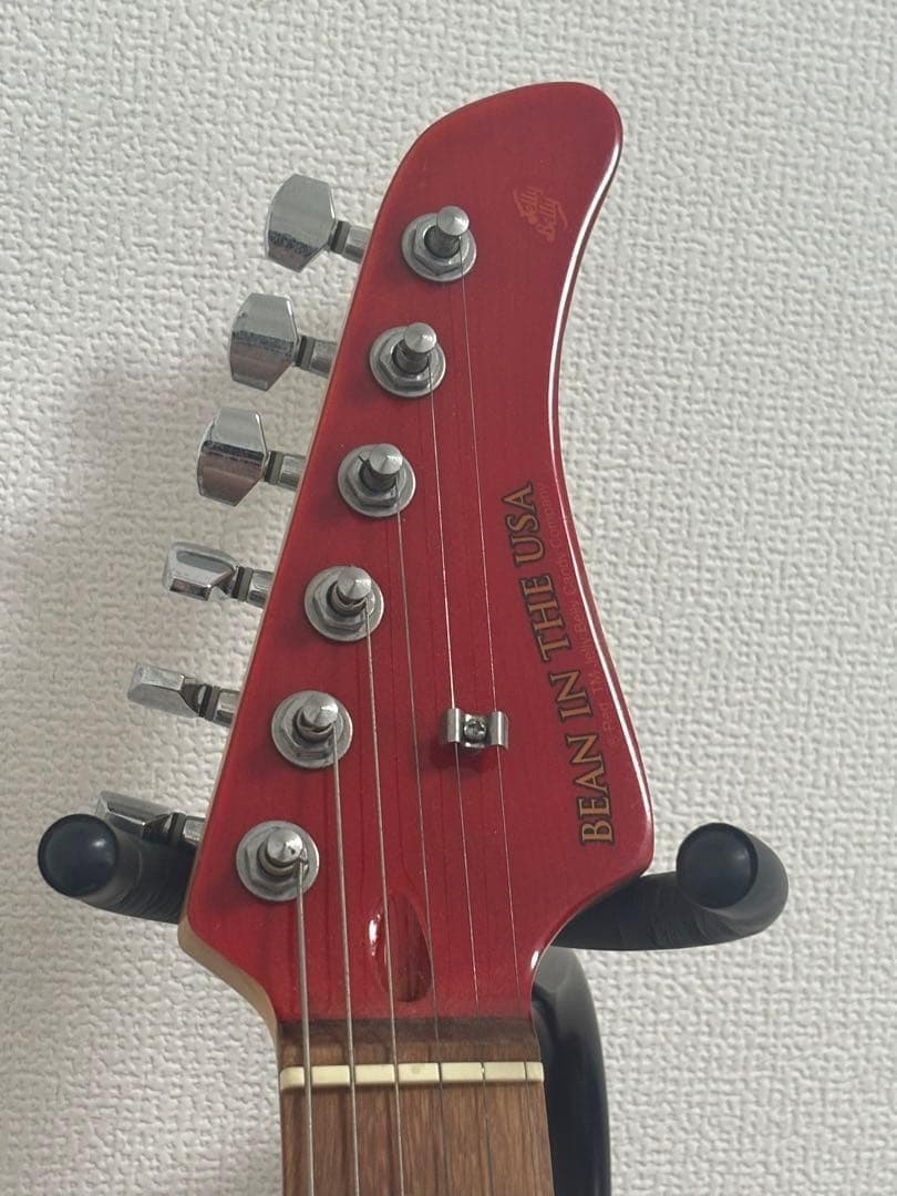 Jelly Belly BEAN IN THE USAエレキギター レッド