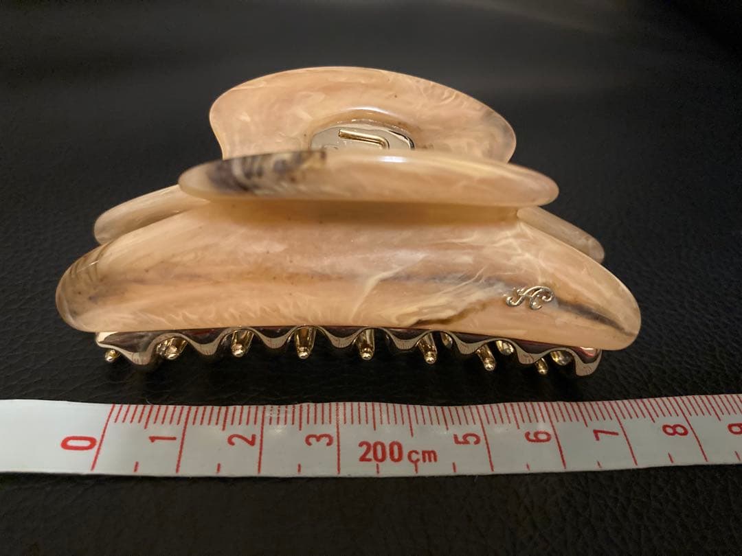 【未使用】acca ヘアクリップ ピンクベージュ