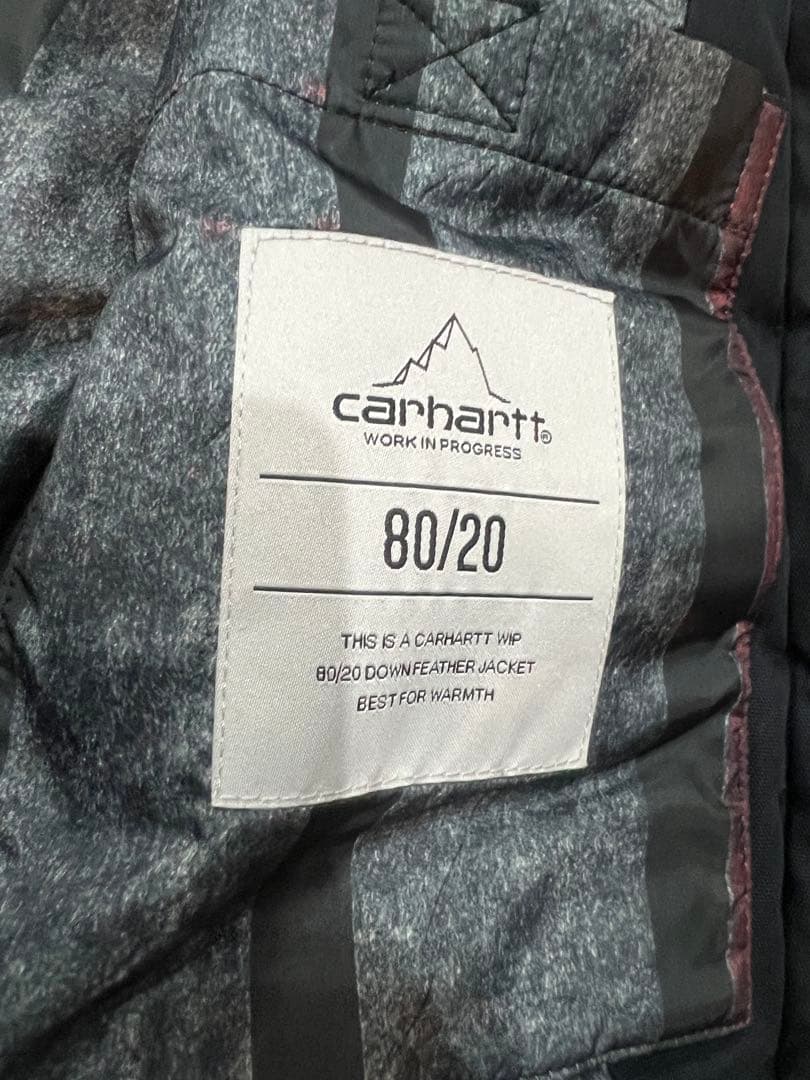 セレッソ　Carhartt ブラック ダウンベスト