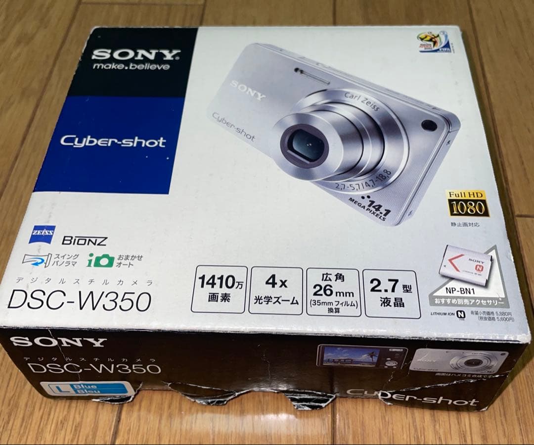 SONY Cyber-shot DSC-W 14.1メガピクセル