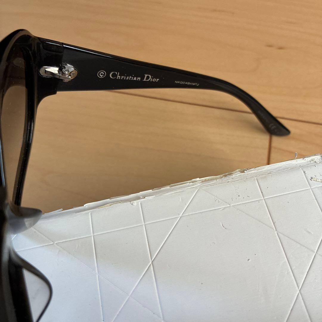 Dior ストーン装飾 ブラック サングラス