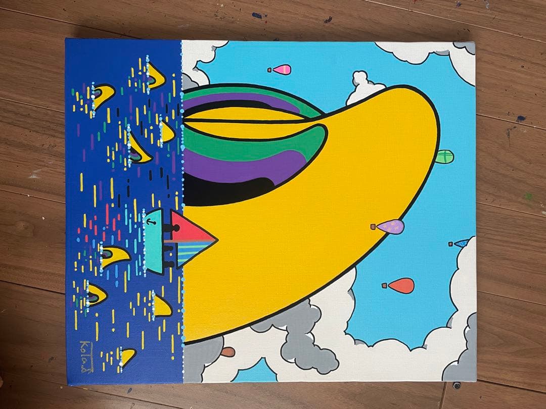 抽象風景絵画　清水公太