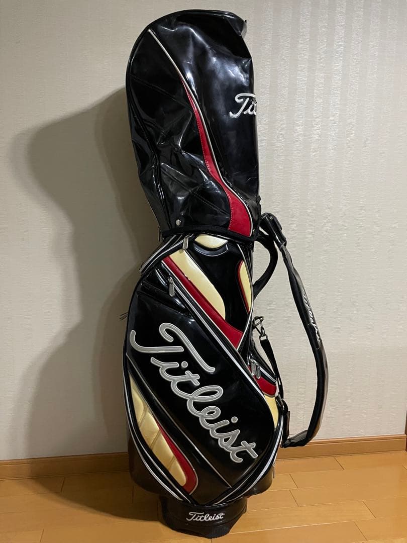 Titleist キャディバッグ ブラック レッド