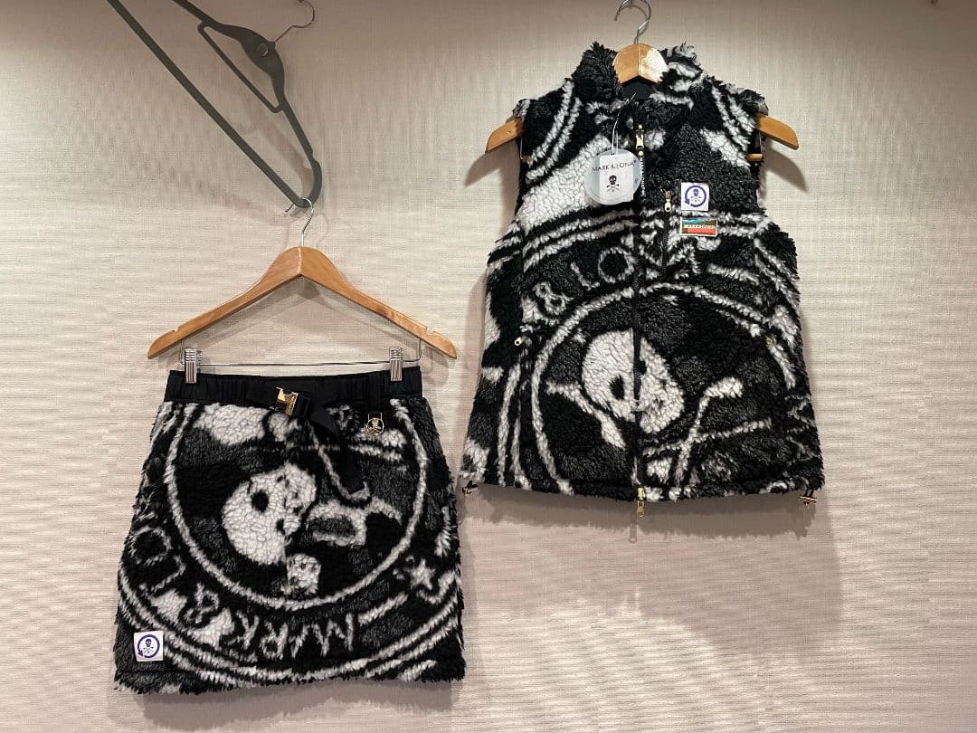 ミー✦美品✦マークアンドロナ✦ボアフリースジャケット＆スカートセットアップ