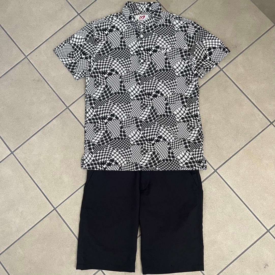 マスターバニー　テーラーメイド　セットアップ　千鳥柄　ゴルフ　メンズ　上下