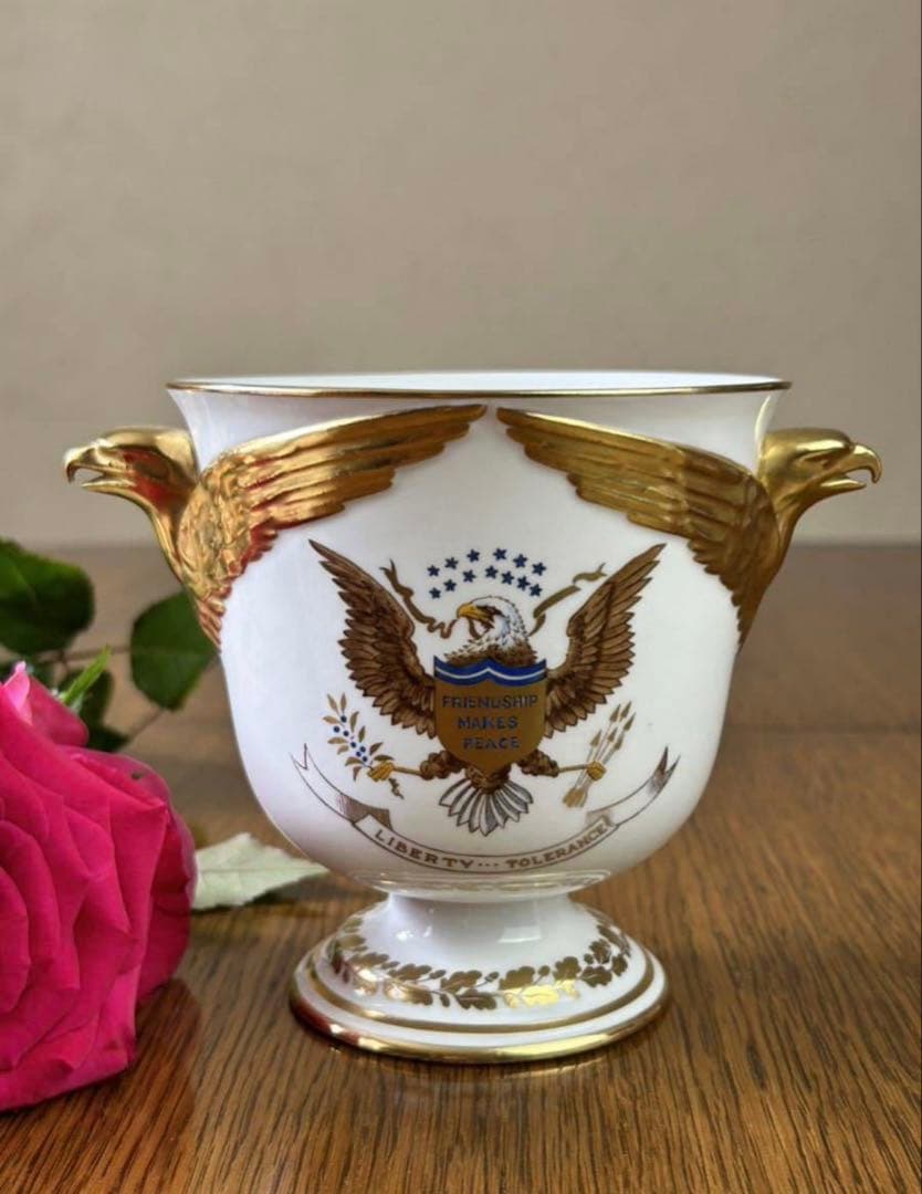 3000点限定生産 ロイヤルクラウンダービー 1939年ジョージ6世 ゴブレット