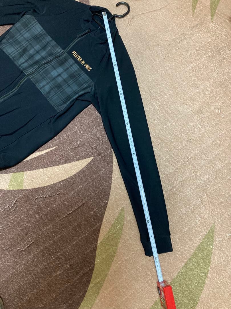 プロトンドパリ　ウインタージャージ　黒　S サイクルジャージ　サイクルウエア