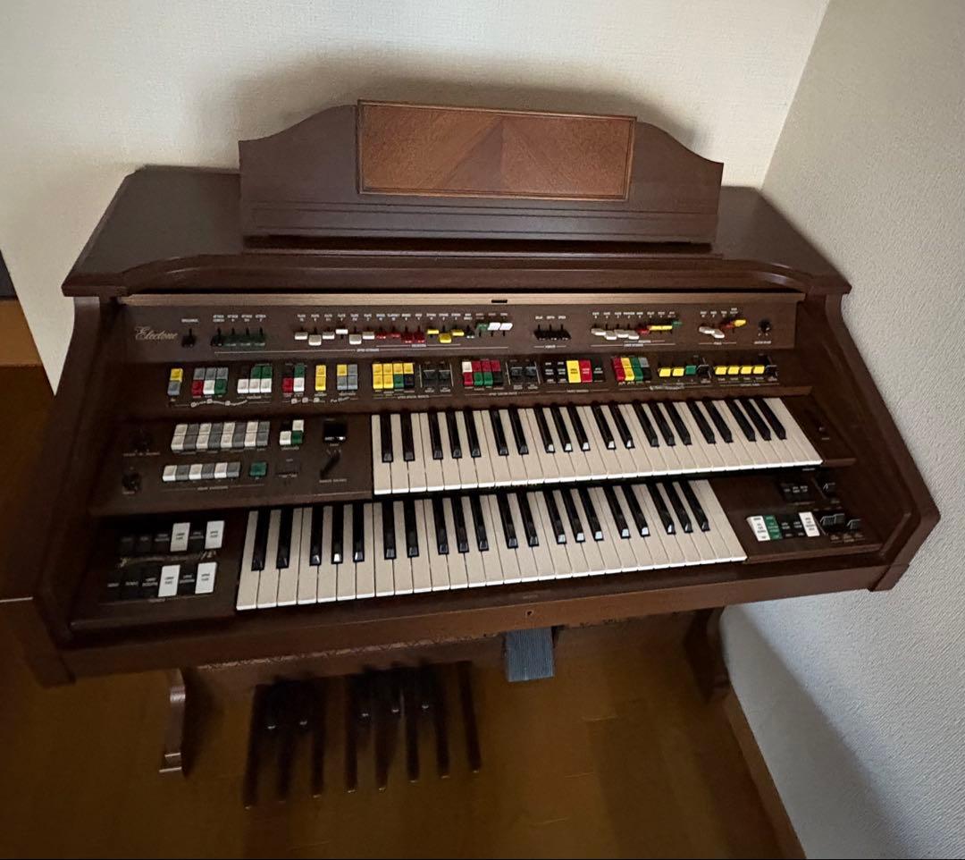 【送料込み】エレクトーン　ブラウン