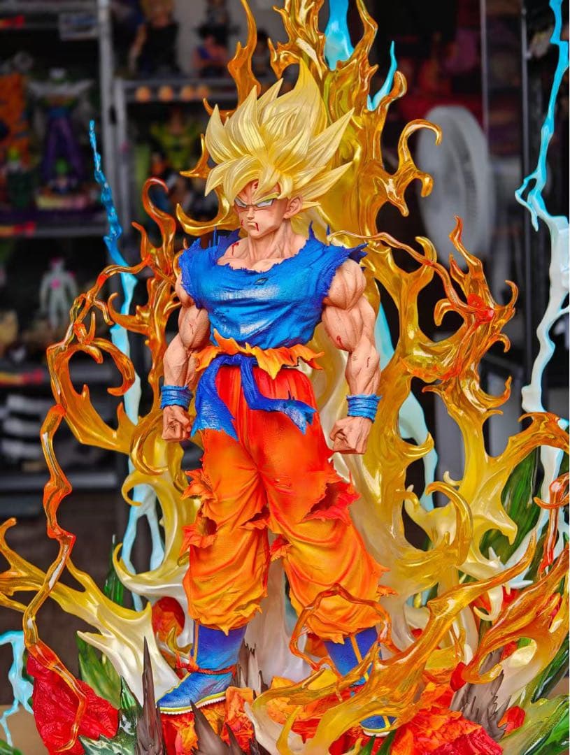 ドラゴンボール 孫悟空 ガレキ ガレージキット スタチューX③⑦⑤