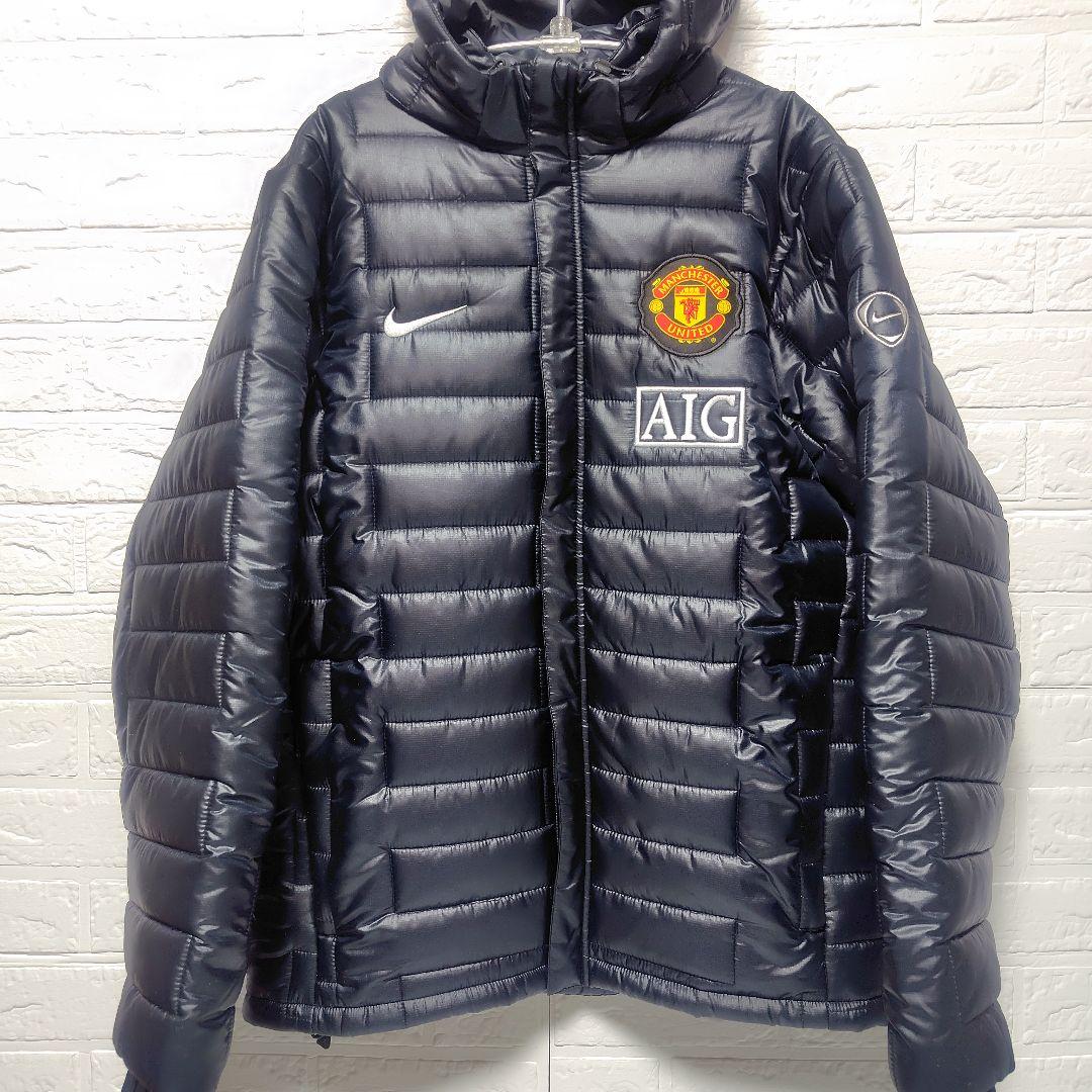 ナイキ　サッカー　マンチェスターユナイテッド　ダウンジャケット　中綿ジャケット