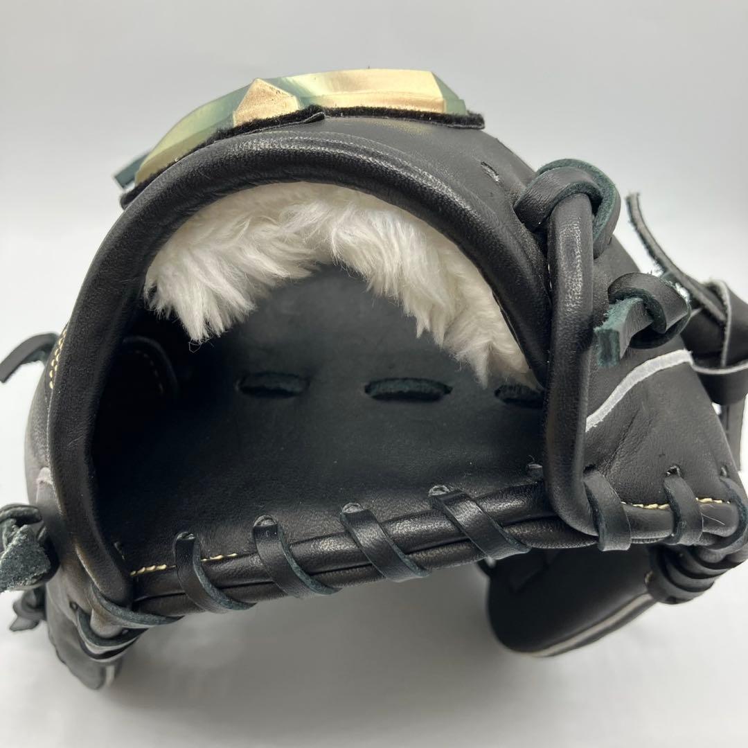 【新品】ミズノ ジュニア軟式グローブ 左投げ オールラウンド用 ブラック