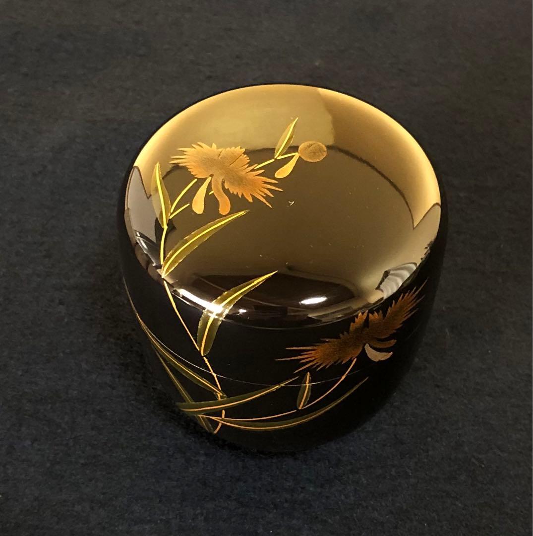 《R》茶道具 鷺草 大棗 長谷川祐斎 共箱 元箱　260109き2