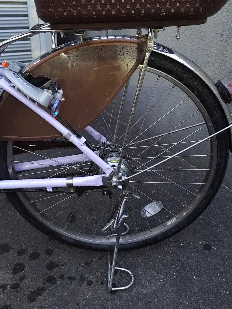 ブリヂストン　フロンティア　24インチ　B300バッテリー　ラベンダー色　美品