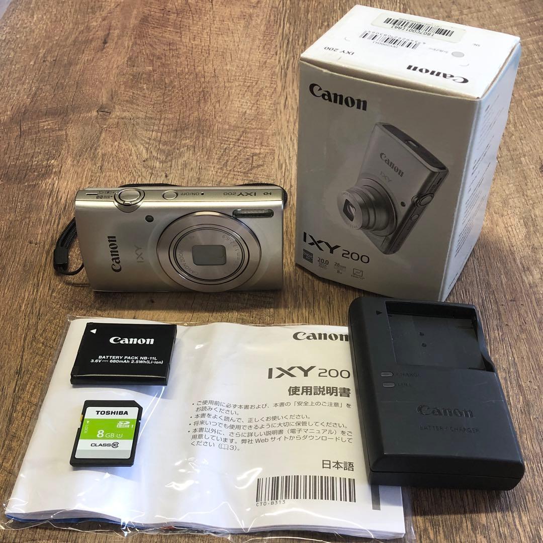 動作確認済 極美品 Canon IXY200 シルバー
