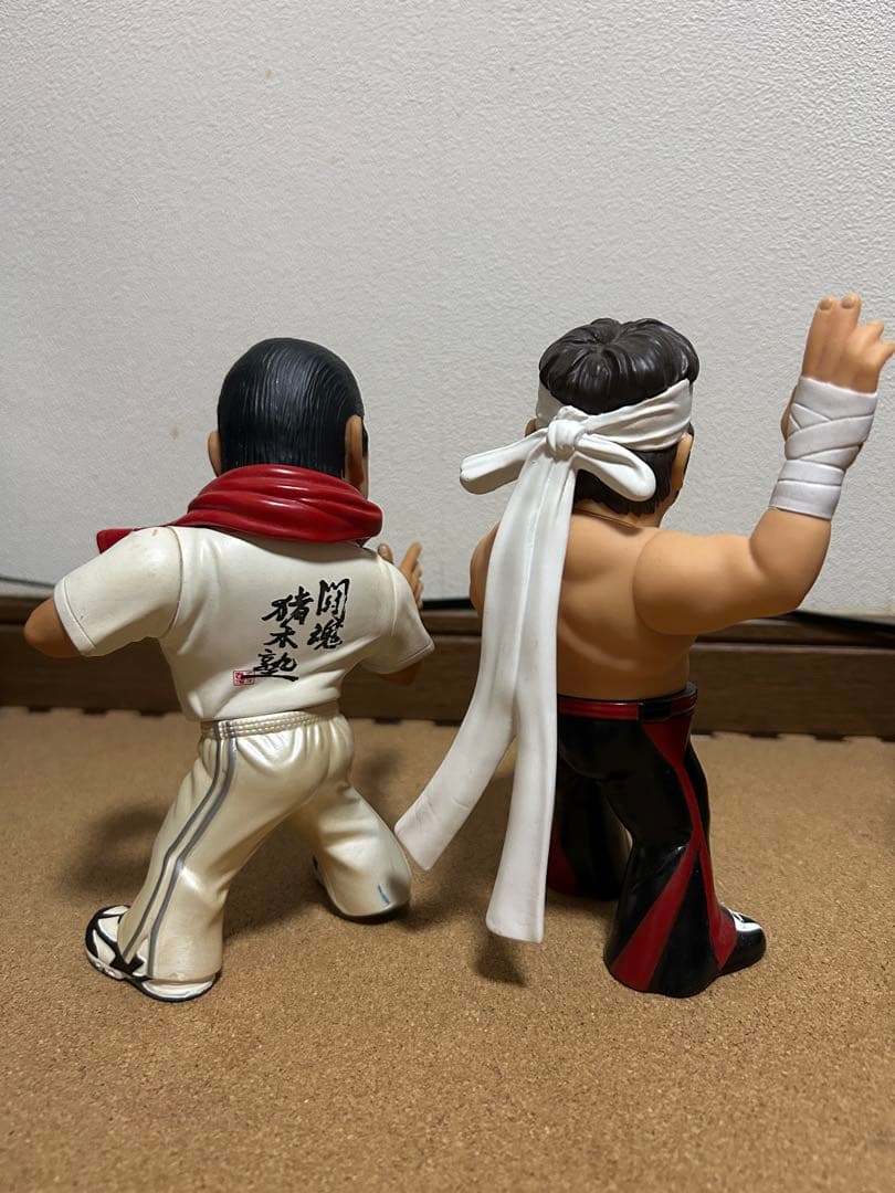 HAO アントニオ猪木　橋本真也　2体　ソフビ　フィギュア