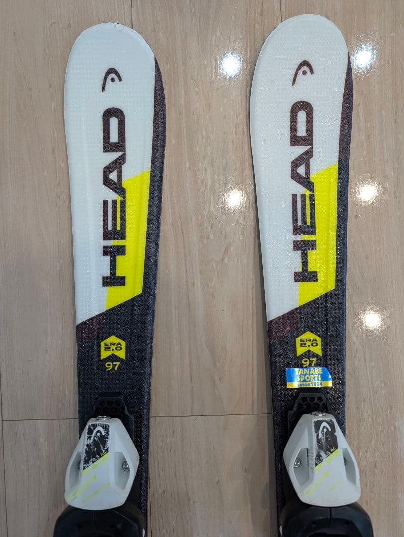 ジュニアスキーセット HEAD スーパーシェイプ 97cm 、ブーツセット