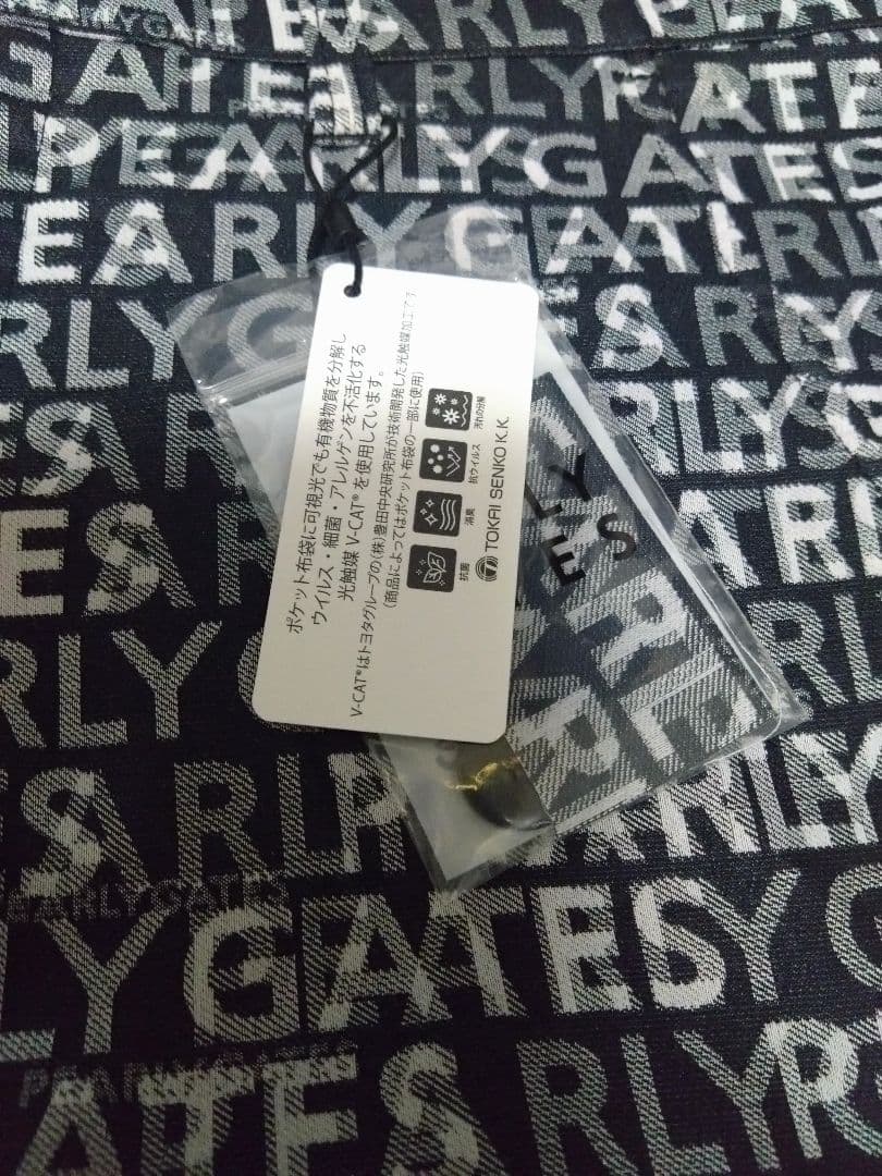 PEARLY GATES ロゴプリント ゴルフショーツ