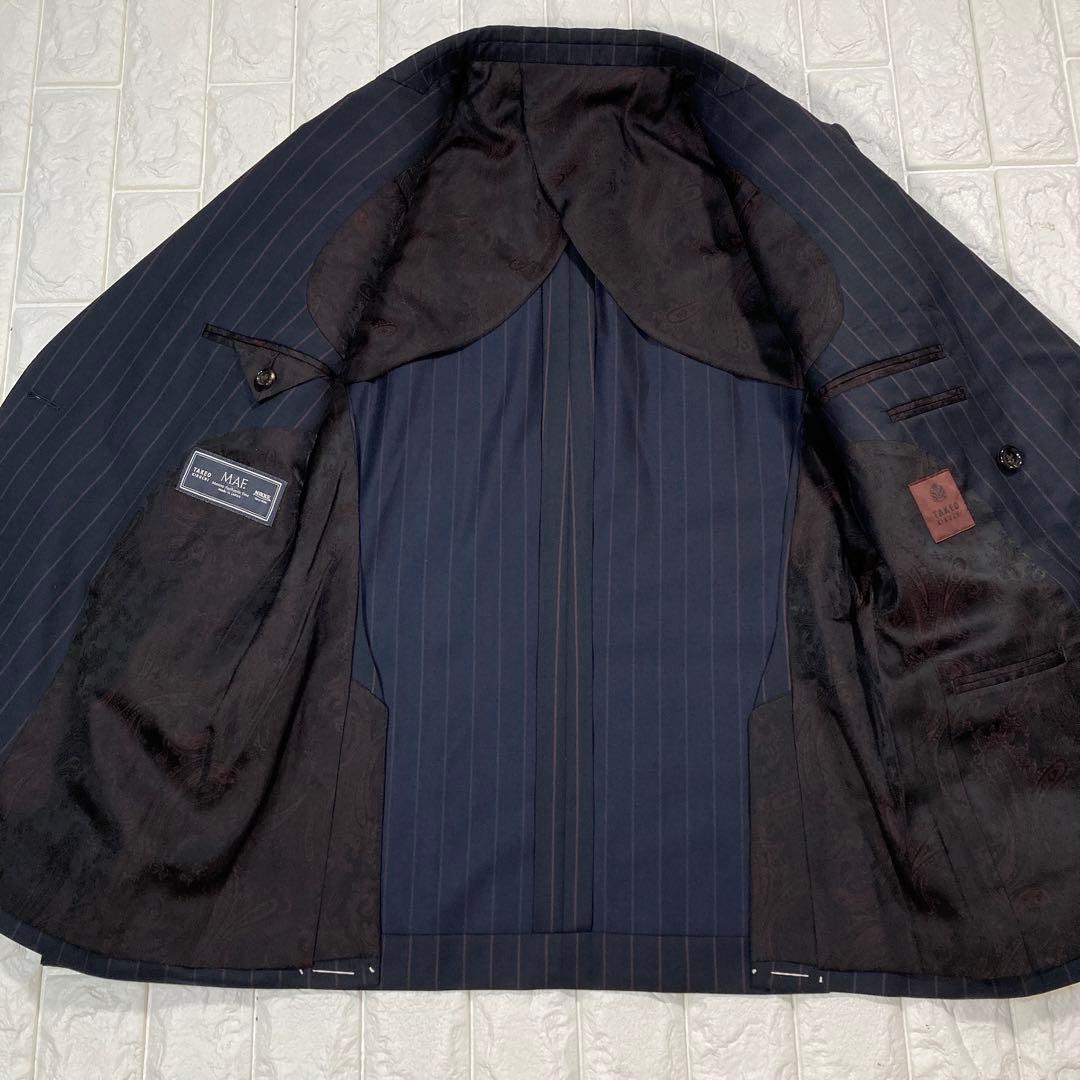キヨ　タケオキクチ　スーツ　ジャケット　ダブル　MAF ストライプ