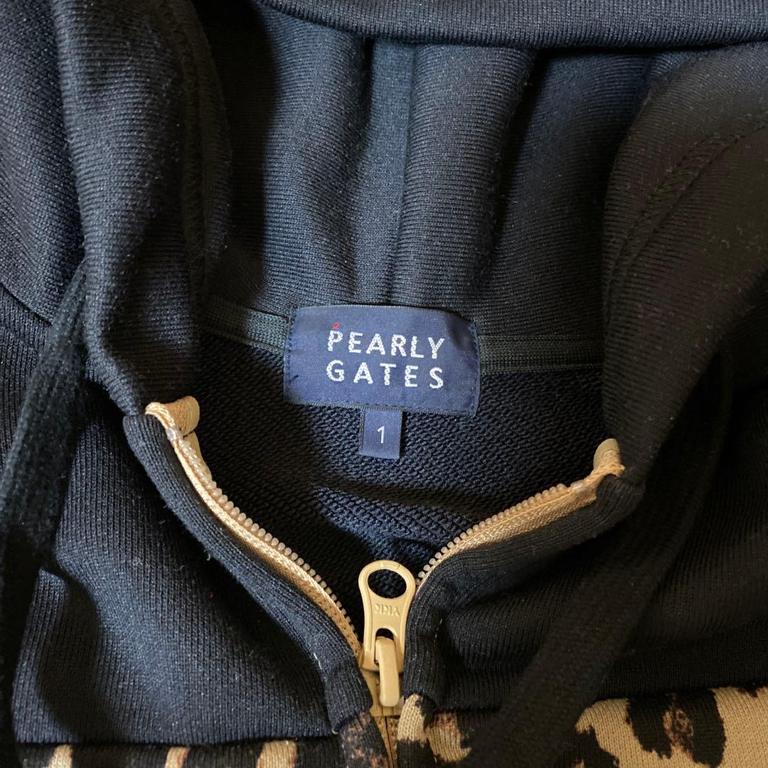 PEARLY GATES レオパード柄 フルジップフーディ サイズ1