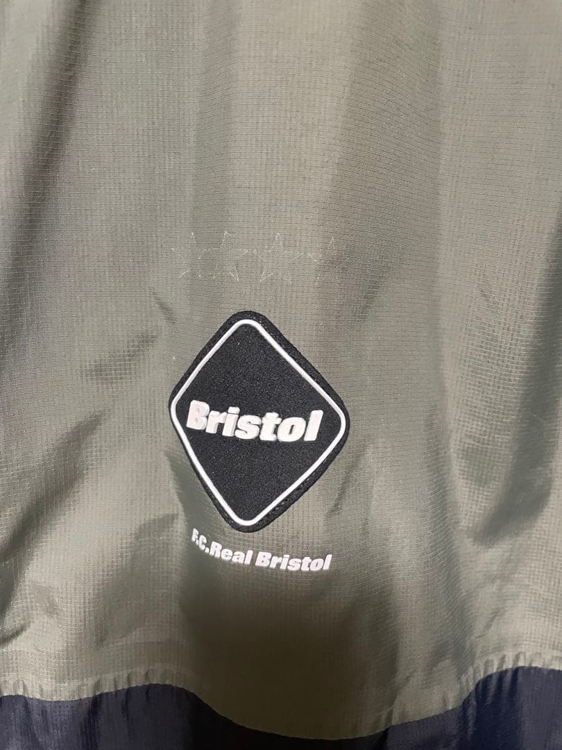F.C.Real Bristol ナイロンジャケット オリーブ/ブラック L
