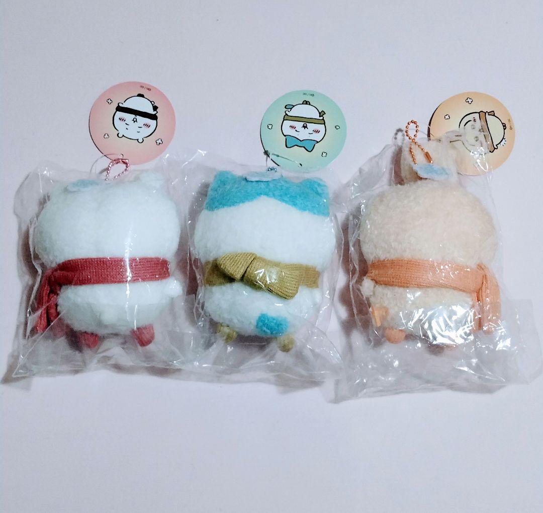 ちいかわ　ぬくぬくの装いマスコット　ちいかわ　ハチワレ　うさぎ