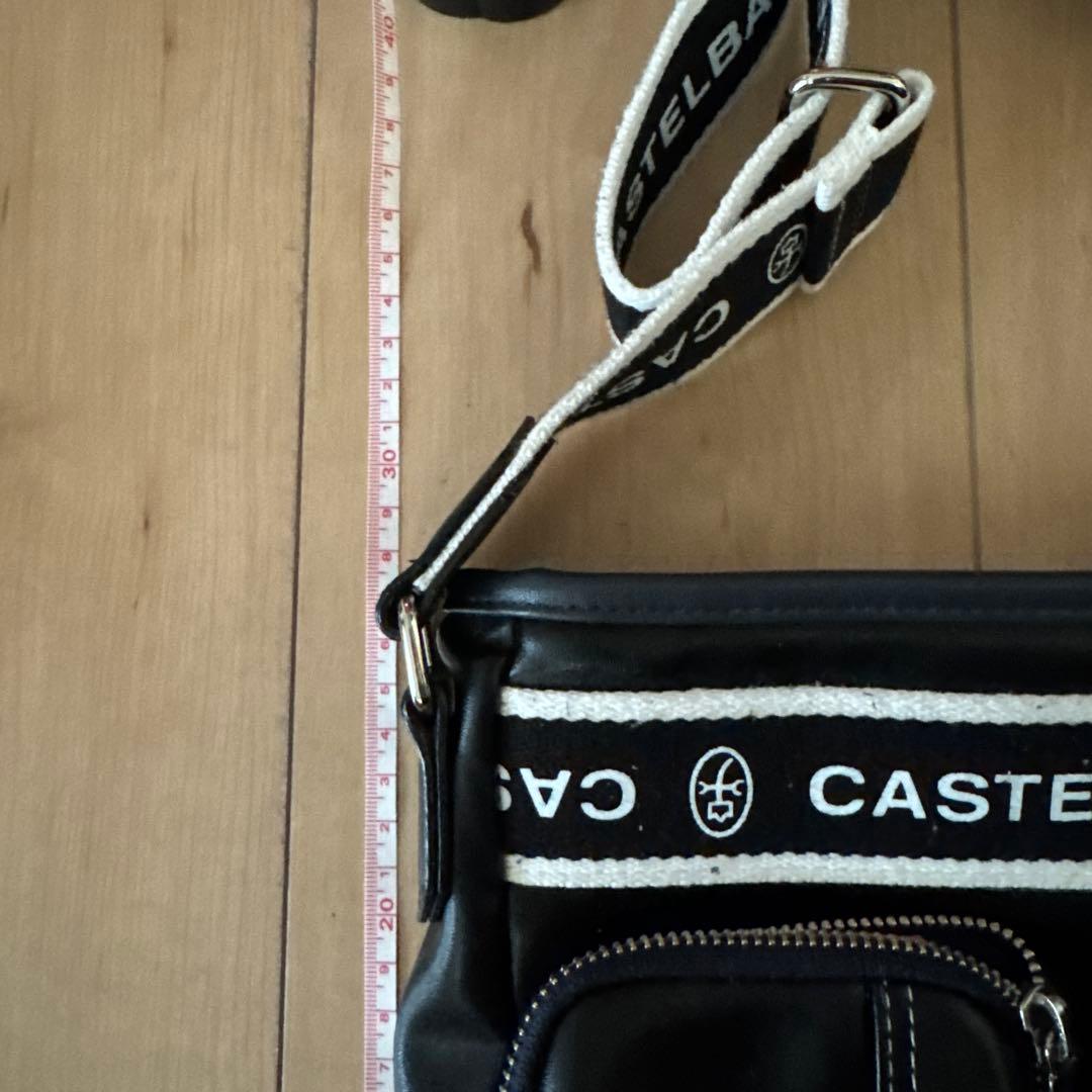 ✨CASTELBAJAC ショルダーバッグ ✨中型 黒赤黄